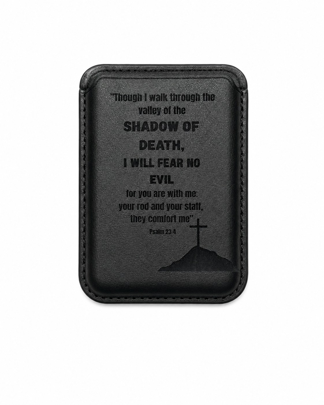 Psalm 23:4 Iphone case wallet.
