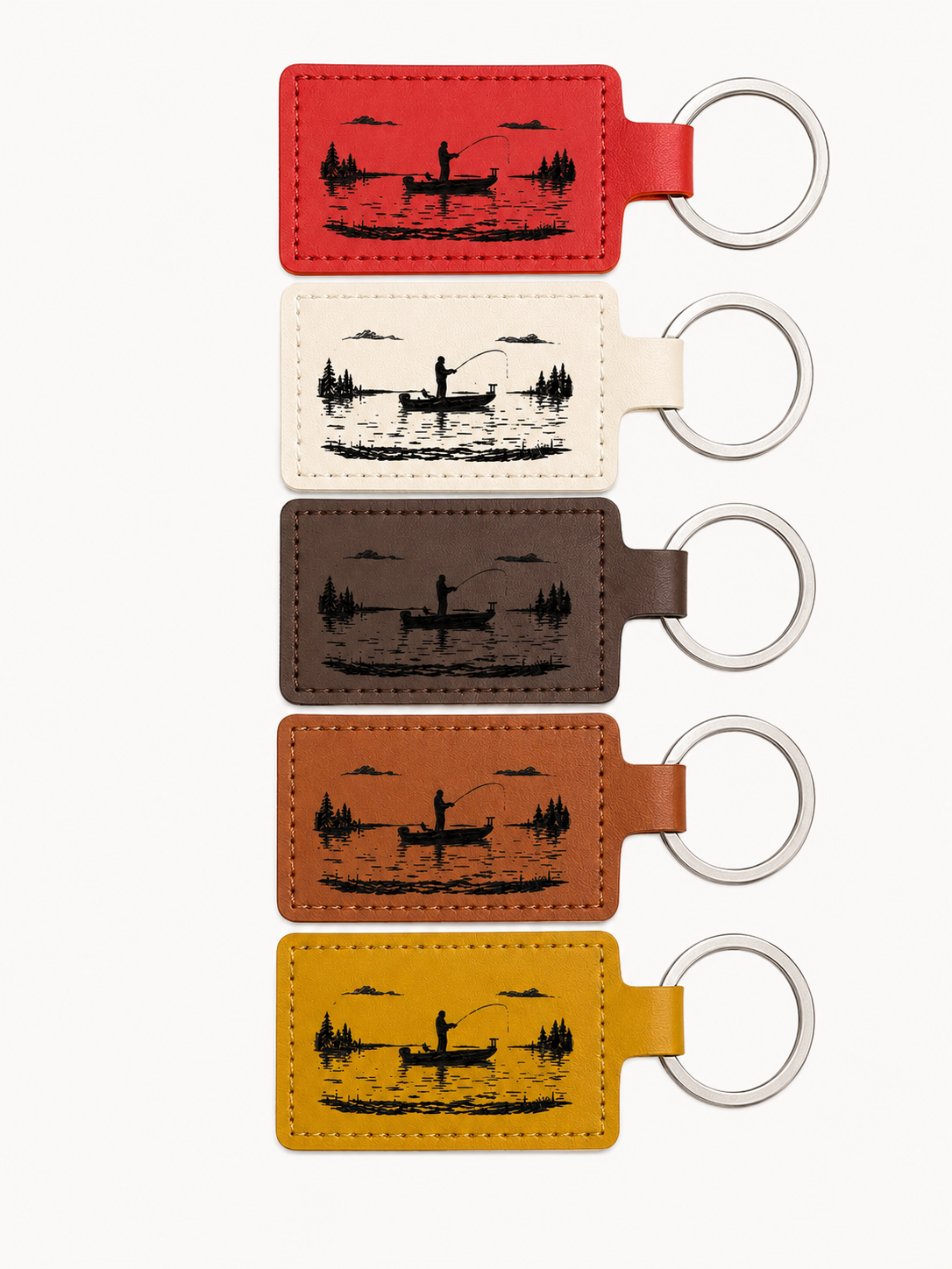 Gone fishin' keychain