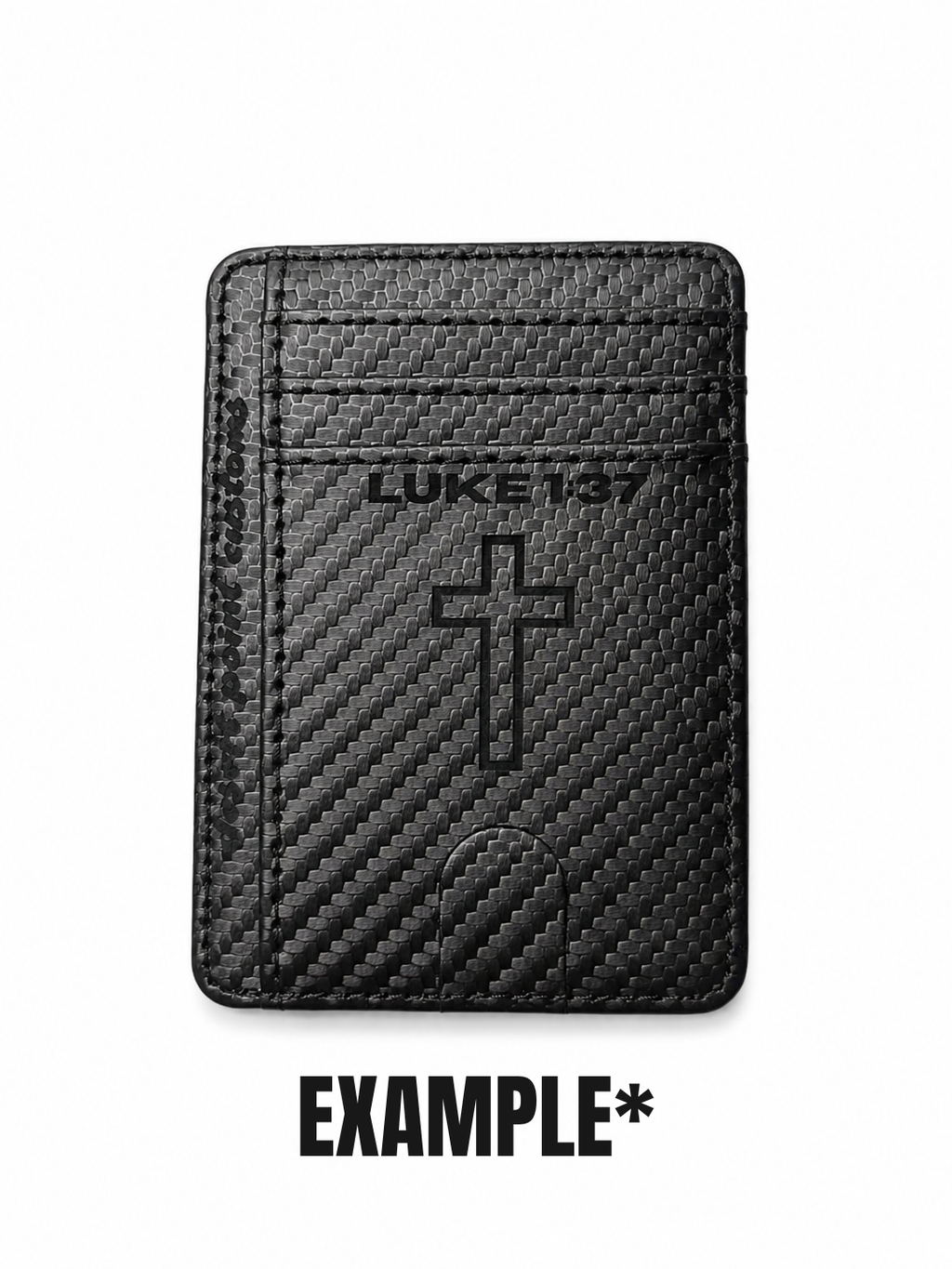 CUSTOM Bible verse slim wallet