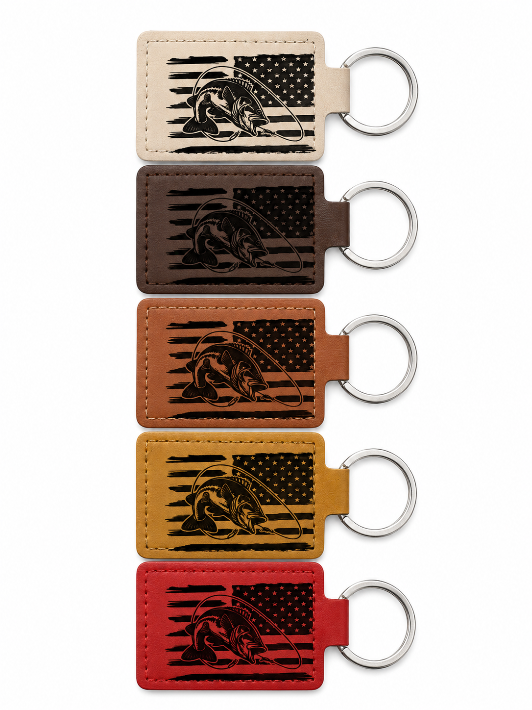 American Bass Keychain