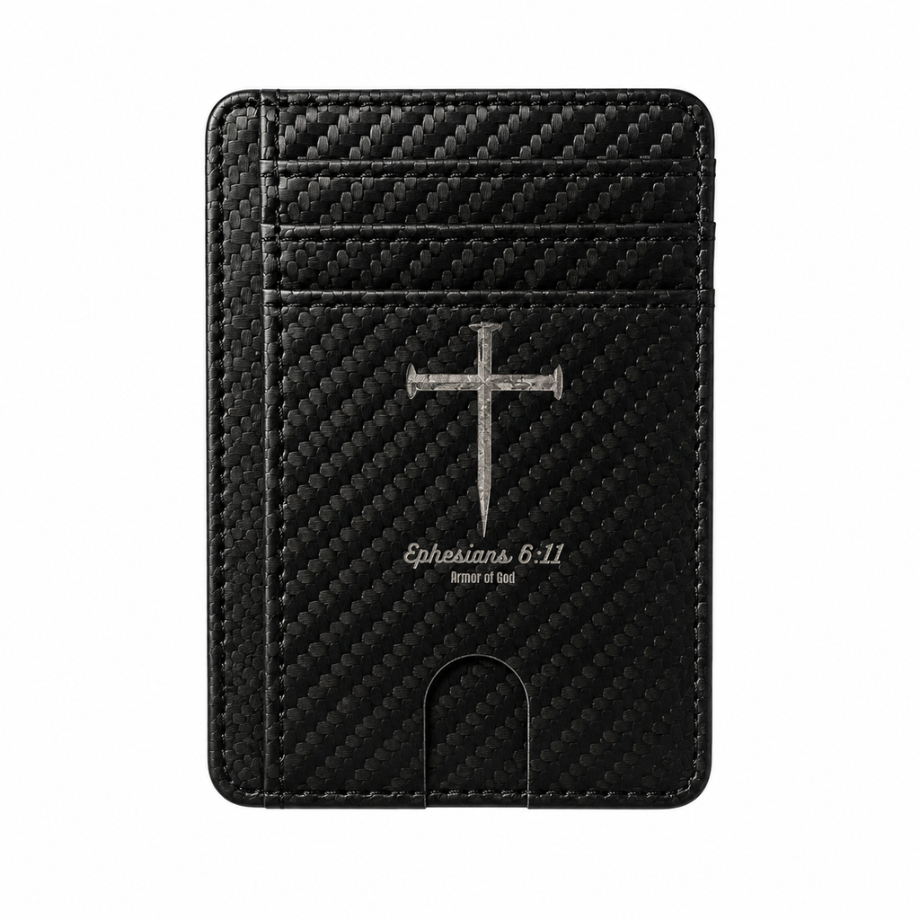 Ephesians 6:11 Armor of God slim wallet.