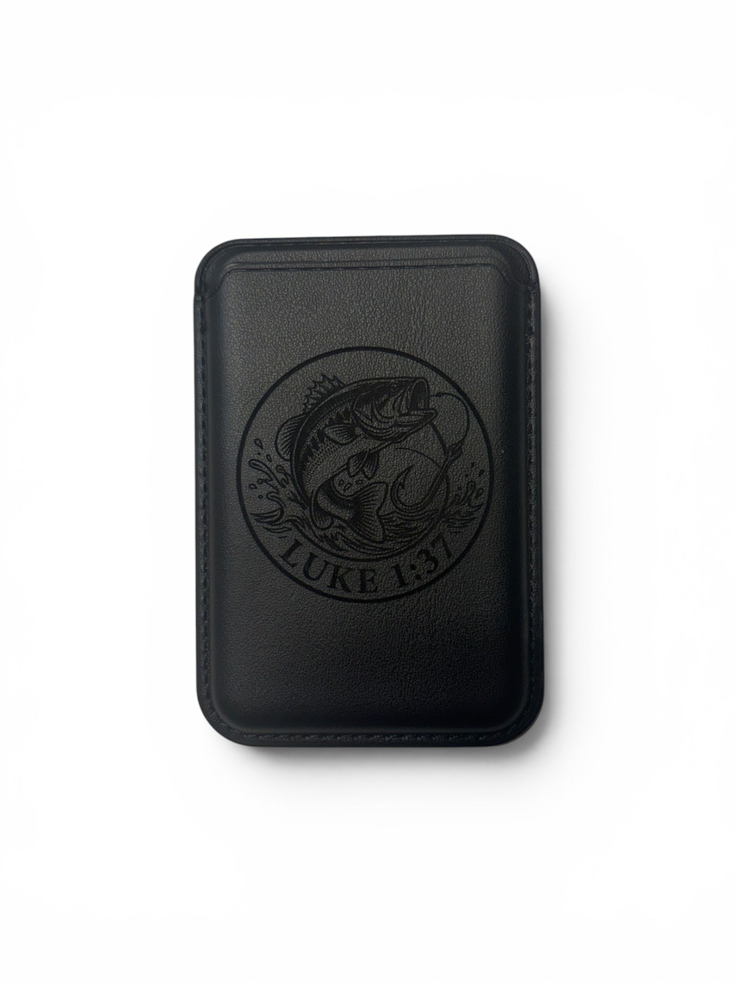Luke 1:37 flying bass Iphone case wallet