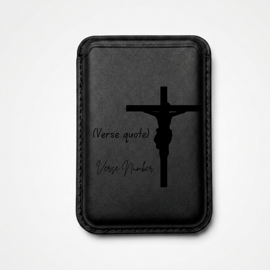 Customizable Bible verse Iphone case wallet