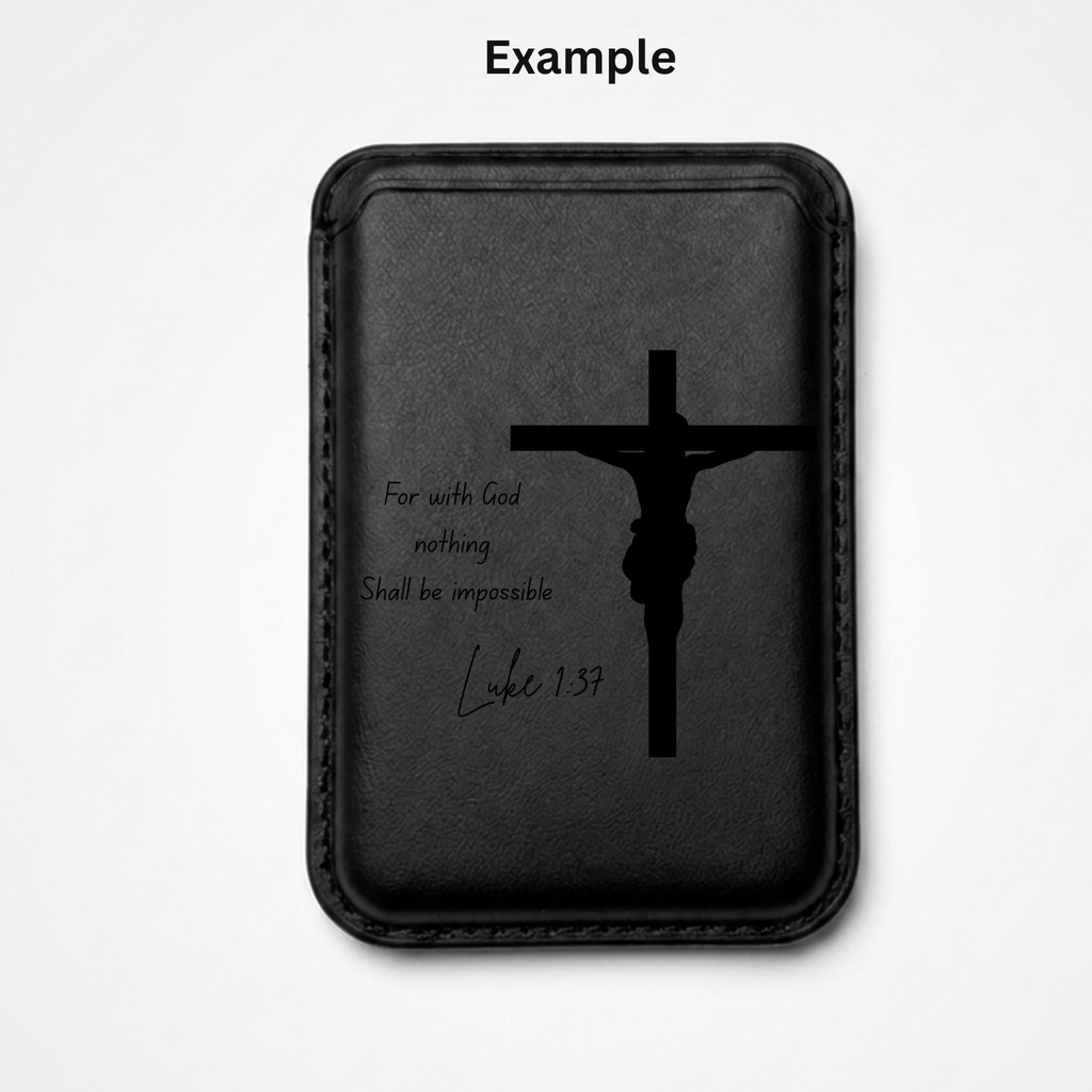 Customizable Bible verse Iphone case wallet