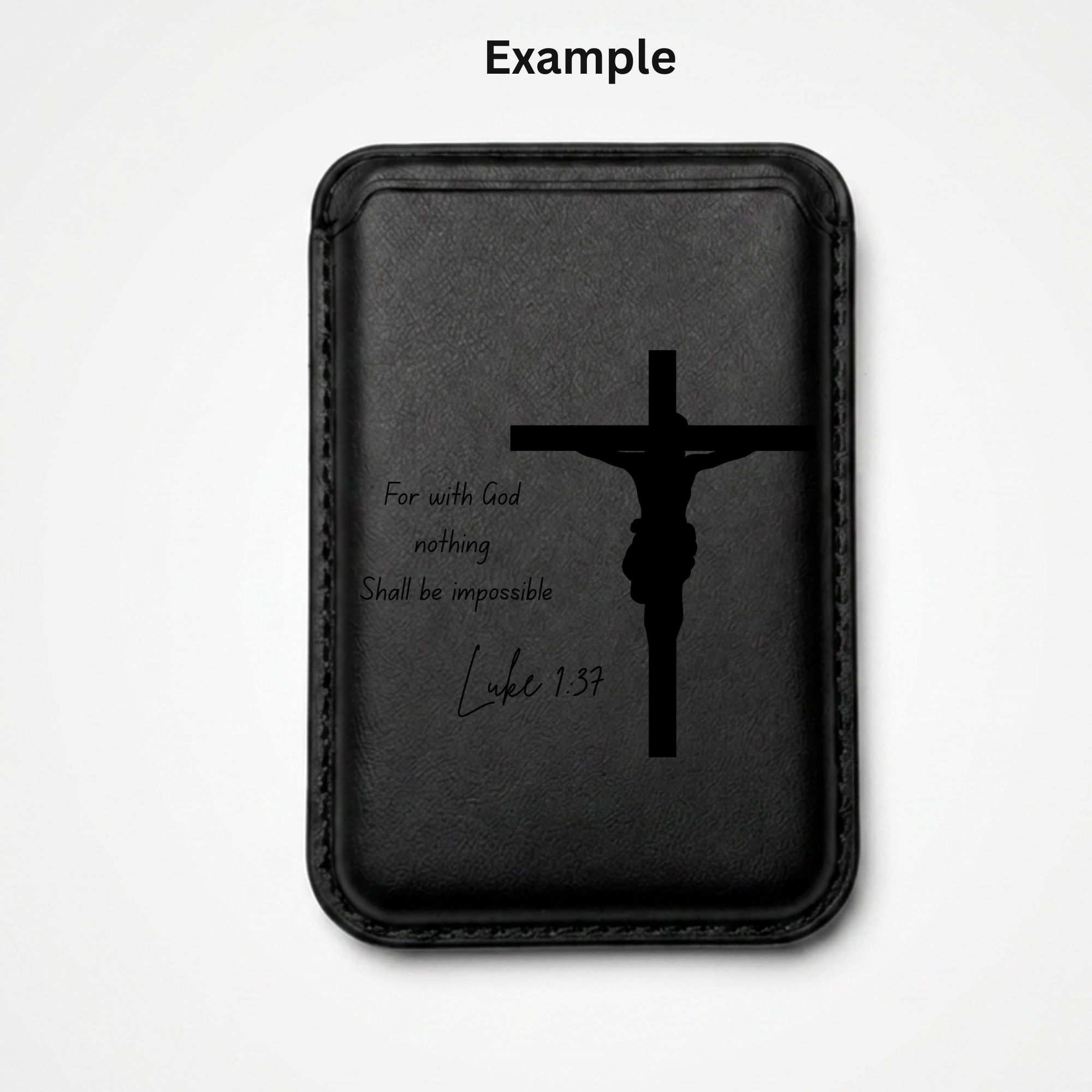 Customizable Bible verse Iphone case wallet